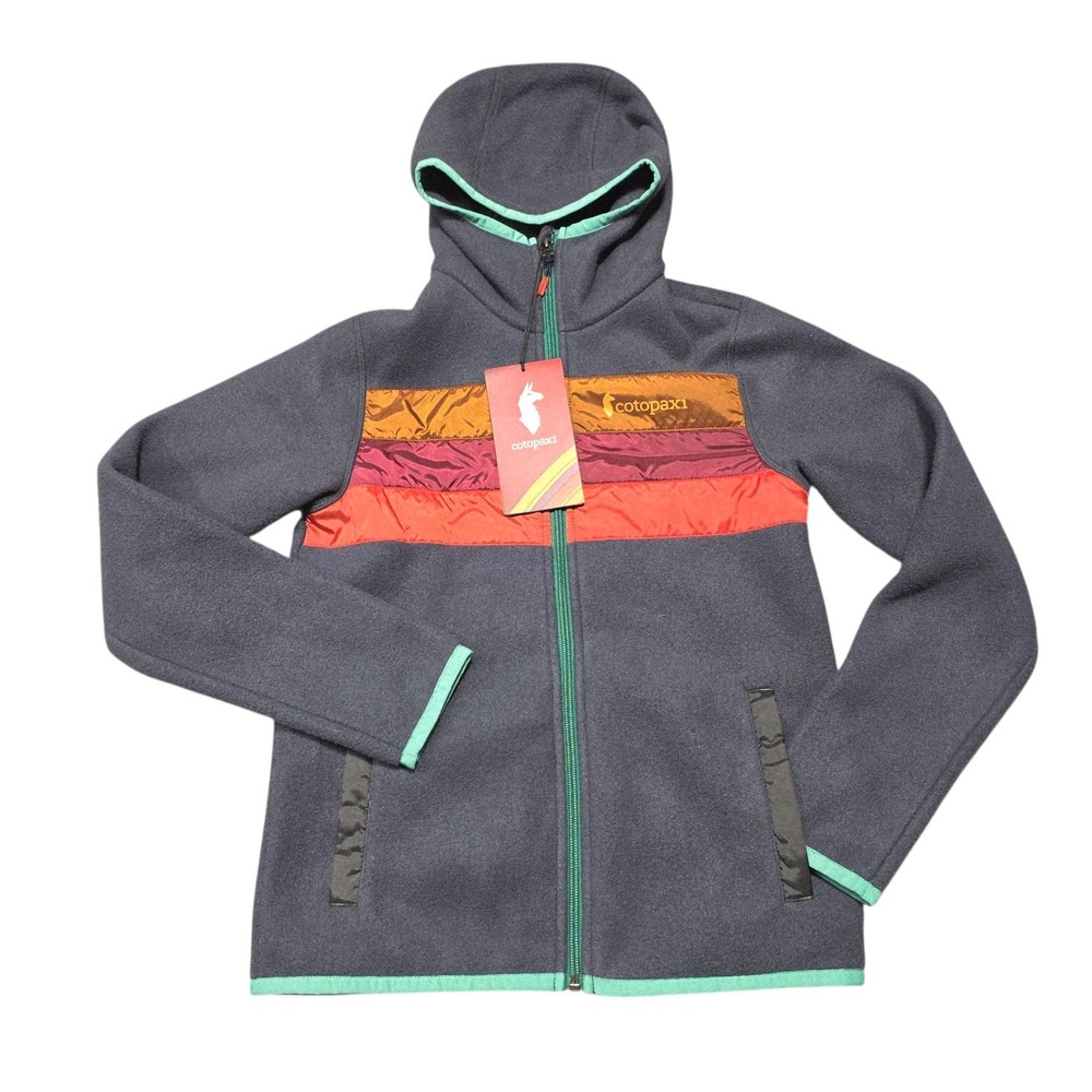 NEW Cotopaxi Women's XXS Teca Fleece Hooded Full-Zip Jacket Saturn Colorblock - Picture 9 of 10